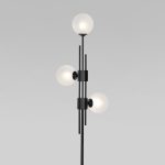 Напольный светильник со стеклянными плафонами 01383/3 черный — изображение 2