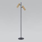 Торшер с поворотными плафонами 01087/2 латунь