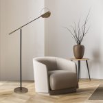 Напольный светильник 01143/1 черный/золото — изображение 6