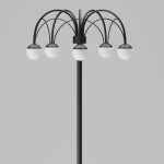 Напольный светодиодный светильник с регулировкой цветовой температуры Ragno 90194 черный — изображение 2