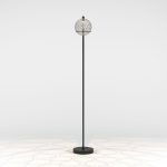 Напольный светодиодный светильник с металлическим плафоном 80492/1 черный — изображение 2