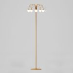 Напольный светодиодный светильник с регулировкой цветовой температуры Ragno 90194 золото