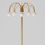 Напольный светодиодный светильник с регулировкой цветовой температуры Ragno 90194 золото — изображение 2