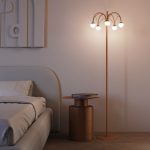 Напольный светодиодный светильник с регулировкой цветовой температуры Ragno 90194 золото — изображение 3