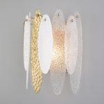 Настенный светильник с фактурным стеклом 326/1