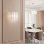 Настенный светильник с хрусталем 101011 хром — изображение 3