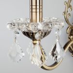 Бра с хрусталем 3281/1 античная бронза / прозрачный хрусталь — изображение 2