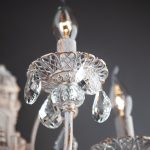 Бра с хрусталем 3305/3  белый с золотом / прозрачный хрусталь — изображение 2