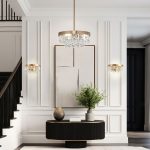 Настенный светильник с хрусталем 60165/2 латунь — изображение 4