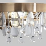 Настенный светильник с хрусталем 60165/2 латунь — изображение 2