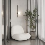 Настенный светильник с матовым плафоном 503052 хром — изображение 2