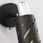 Настенный светильник с поворотным плафоном 20090/1 черный/хром — изображение 2