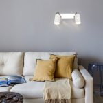 Настенный светильник с поворотными плафонами 20090/2 белый/хром — изображение 5