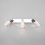 Настенный светильник с поворотными плафонами 20090/3 белый/хром — изображение 3