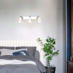 Настенный светильник с поворотными плафонами 20090/3 белый/хром — изображение 5