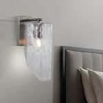 Настенный светильник с плафоном из фактурного стекла 381/1 — изображение 3