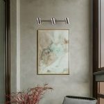 Настенный светильник с поворотными плафонами 20058/3 перламутровый сатин — изображение 5