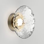 Настенный светильник с прозрачным стеклянным плафоном 50389/1 LED латунь