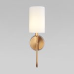Настенный светильник с тканевым абажуром 60164/1 латунь — изображение 2