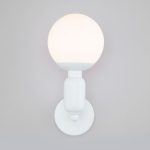 Настенный светильник со стеклянным плафоном 50251/1 белый — изображение 2