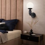 Настенный светильник со стеклянным плафоном 50251/1 черный — изображение 3