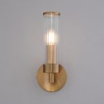 Настенный светильник со стеклянным плафоном 60166/1 латунь — изображение 2