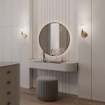 Настенный светильник со стеклянным плафоном 60166/1 латунь — изображение 3