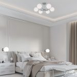 Настенно-потолочный светильник со стеклянным плафоном 70153/1 хром — изображение 4