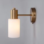 Настенный светильник с плафоном 70160/1 латунь — изображение 3