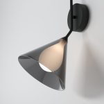 Настенный светильник со стеклянным плафоном 70161/1 черный — изображение 2