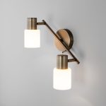 Настенный светильник с поворотными плафонами 20089/2 бронза — изображение 4