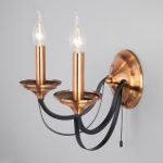 Бра в стиле лофт 60098/2 черный — изображение 2