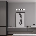 Настенный светодиодный светильник 90332/4 черный — изображение 5