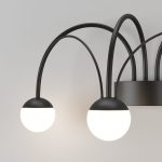 Настенный светодиодный светильник Ragno 90031/3 черный — изображение 3