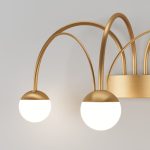 Настенный светодиодный светильник Ragno 90031/3 золото — изображение 3