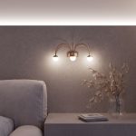 Настенный светодиодный светильник Ragno 90031/3 золото — изображение 4