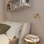 Настенный светодиодный светильник с поворотным механизмом 20143/1 LED латунь — изображение 4