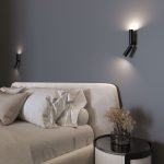 Настенный светодиодный светильник с поворотным механизмом 40020/1 LED черный — изображение 4