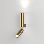 Настенный светодиодный светильник с поворотным механизмом 40020/1 LED латунь