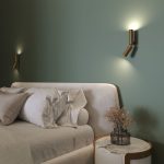 Настенный светодиодный светильник с поворотным механизмом 40020/1 LED латунь — изображение 5