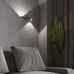 Настенный светодиодный светильник с поворотным механизмом 40161 LED титан — изображение 5