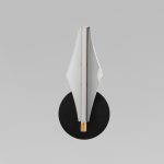 Настенный светодиодный светильник со стеклянным плафоном 303054 LED латунь — изображение 2