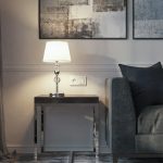 Настольная лампа с абажуром 01071/1 хром — изображение 2