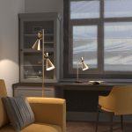 Настольная лампа в стиле лофт 01109/1 латунь / черный — изображение 4