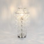 Настольный светильник с фигурным стеклом 1_380