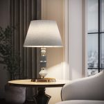 Настольный светильник с керамическим декором 108012 — изображение 3