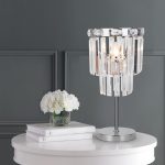 Настольный светильник с хрусталем 01136/1 хром — изображение 3