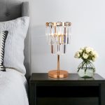 Настольный светильник с хрусталем 01136/1 золото — изображение 3