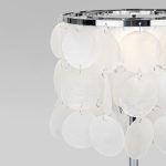 Настольный светильник с перламутром 208101 хром — изображение 2