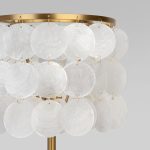 Настольный светильник с перламутром 208101 латунь/перламутр — изображение 3